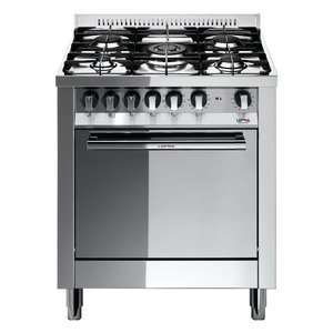 Cocina de gas de 5 quemadores con horno eléctrico MAXIMA M76MF C Inox Clase A (70x60x90,5cm) - Product Image 1