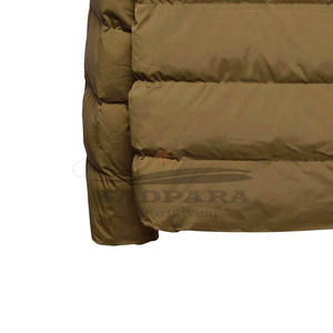 Chaqueta acolchada de bombardero para hombre con logotipo personalizado, chaqueta de invierno con estilo, abrigo de burbujas con soporte y cremallera, prendas de vestir exteriores acolchadas, diseño de alta calidad - Product Image 2