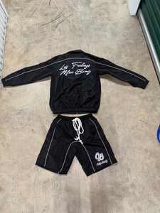 Ensemble de survêtements en nylon respirant de haute qualité pour hommes, nouveau design le plus vendu pour les vêtements de sport de course en plein air avec motif solide - Product Image 2