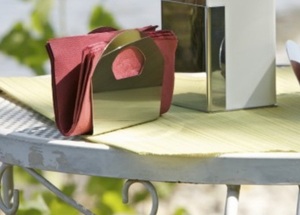 Wholesale Stainless Steel <b>Bar</b> Napkin Holder Slim Vertical Design Strong Base Easy Pull Elegant Organizer for <b>Bars</b> Restaurants - Product Image 5