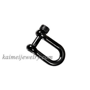 도매 고품질 스테인리스 긴 Dee 유형 조정가능한 수갑 가격 - Product Image 5