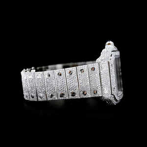 Alta calidad Nueva moda VVS Clarity Moissanite Diamond Watch Iced Style Luxury ETA Indian Manufacturer's Business Gift Band - Product Image 3