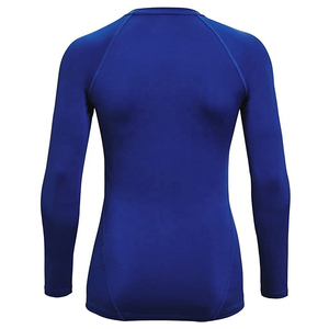 Nouvelle arrivée 2025 chemise de compression pour femmes à manches longues coupe-vent respirant antibactérien personnalisé OEM prix bon marché d'usine - Product Image 6