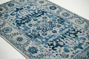 Tapis de jute durable de qualité supérieure à franges brodées d'inspiration vintage, tapis de prière à poils bas faits à la main pour la cuisine et la salle de bain - Product Image 3