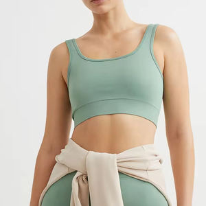 Sujetador Deportivo para Mujer, Todas las Tallas y Colores Disponibles, Tejido Elástico sin Costuras, Transpirable, de Secado Rápido, con Logotipo Frontal - Oferta a Bajo Precio - Product Image 2