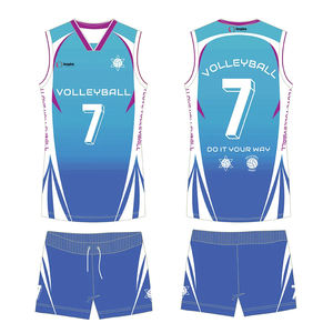 Diseño de Logotipo Personalizado, Conjuntos Deportivos Unisex sin Mangas, Camisetas de Voleibol Sublimadas en Tela de Poliéster de 180g, Uniformes Inspiradores - Product Image 5