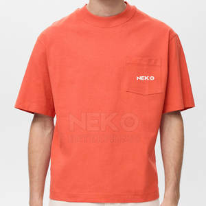 เสื้อยืดบ็อกซี่ของผู้ชายผ้าฝ้าย100% ขายดี - Product Image 6