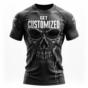 BJJ Rash Guard Vente en gros MMA Gym Wear pour l'entraînement de sport de combat Pro Performance Athletic Gear - Product Image 6