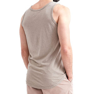 Débardeur de sport pour homme de qualité supérieure, personnalisé, OEM, pour la course à pied, le fitness, avec motif graphique, 100% coton, unisexe - Product Image 6