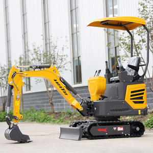 Miniexcavadora Industrial AET H12 con Capacidad de Cucharón de 0.03m³, Alta Potencia de Excavación, Componentes Centrales del Motor en Color Amarillo - Product Image 5