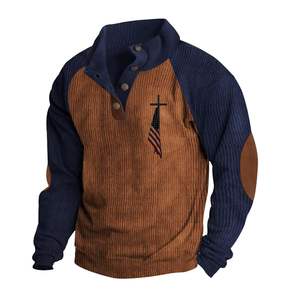 Vente en gros de sweat-shirt en tricot léger pour hommes automne décontracté à manches longues pull brodé design confortable à la mode hiver - Product Image 2