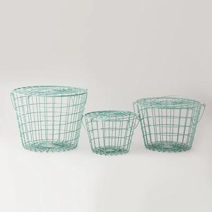Nouveau panier de rangement en métal moderne pour la maison hôtel et bureau plaqué or paniers en tissu métallique fait à la main et ustensiles de cuisine - Product Image 4