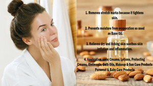 Aceite de almendra esencial prensado en frío puro al mejor precio 100% para el cuidado del cabello, embalaje de etiqueta privada, aceite de almendra de alta calidad para el cuidado corporal - Product Image 2