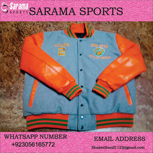 Vestes Style personnalisé Varsity Jacket/Melton Wool Varsity Jackets pour hommes Vente en gros avec logos personnalisés - Product Image 5