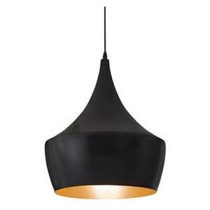 Plafonnier moderne en fer noir à hauteur réglable, protection oculaire, intensité variable, E27, CRI 85, 1200 lumens, 2700K, installation facile - Product Image 3