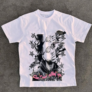 Camisetas personalizadas de serigrafía de algodón pesado 220 GSM para hombres, lavadas con piedra y hombros caídos, personalizables - Product Image 6