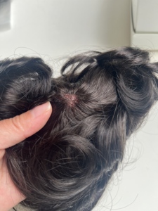 Q6 Sistema <span class=keywords><strong>de</strong></span> Cabello Humano <span class=keywords><strong>para</strong></span> Hombre, Toupee Marrón Rubio, Encaje Frontal Francés Transpirable, Peluca Masculina Tejida a Mano con Ondas Naturales <span class=keywords><strong>para</strong></span> <span class=keywords><strong>Hombres</strong></span> - Product Image 3