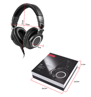 Casque de studio D98, confortable, avec haut-parleurs de 50 mm, bandeau auto-adaptatif, prise jack 6,35 mm, design robuste, filaire, circum-auriculaire, cordon de 220 cm