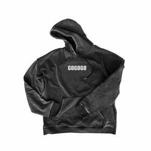 Sweat à capuche à épaules tombantes XS pour hommes lavés à l'acide Sportswear avec OEM No String Cotton Zip-up Custom Embroidery Chenille Embossed Print - Product Image 3