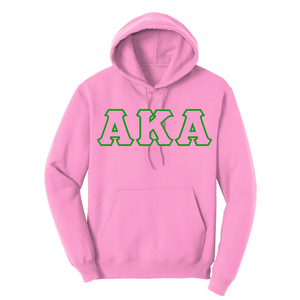 Sudadera de Felpa de Algodón con Letras Griegas Personalizadas de Primera Clase Alpha Kapa Alpha, Tallas Grandes, Sudadera con Capucha para Hermandades y Fraternidades - Product Image 4