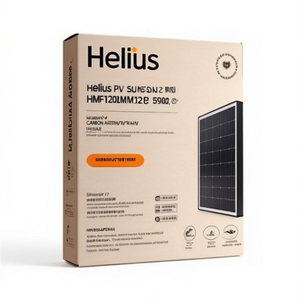Panneau solaire monocristallin bifacial HJT de type N Helius Sunlink PV HMF120M12 590H 600W - Product Image 2
