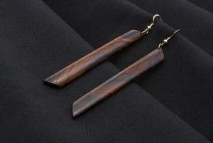 Precio al por mayor de STAR CRAFTS INDIA última moda al por mayor diseño de pendientes de madera hechos a mano para mujeres con hermoso diseño - Product Image 3