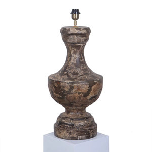 Lámpara moderna de madera maciza de mango torneada a mano, muebles para el hogar con artesanía para el hogar, oficina, cocina y sala de estar - Product Image 1