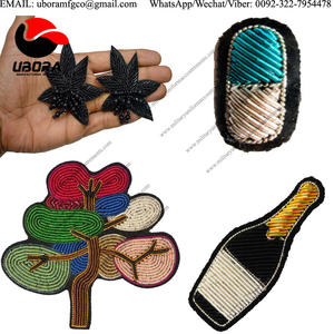 Smoker Urraca Cobre Bordado a mano Lingotes Broches de alambre Alta calidad Servicio personalizado OEM - Product Image 5