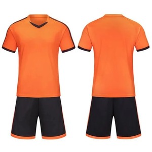 ชุดฟุตบอลแขนสั้นชุดฝึกฟุตบอลสำหรับผู้ชายและผู้ใหญ่เด็กชุดทีมนักเรียนชั้นประถมศึกษาฤดูร้อน - Product Image 6