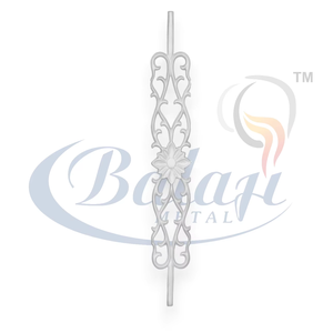 Rejilla de Hierro Fundido Resistente a la Oxidación Balaji Metals BM-035, Acabado Pulido, Diseño Moderno sin Marco, para Uso Doméstico en Ventanas y Balcones, 5 Años de Garantía - Product Image 1