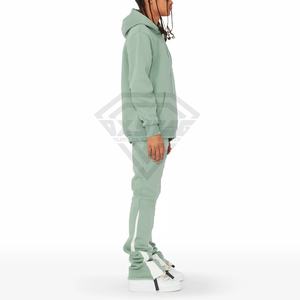 Customized Logo Printing Men Flared Tracksuits Best Manufacturer Streetwear Acid <b>Wash</b> Flare Tracksuits for <b>Boys</b> - Product Image 3