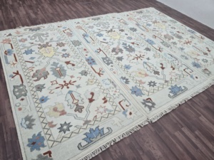 Boho Turkish High Washable Cotton Oushak Farmhouse Runner Rug <b>Pink</b> Persian Kitchen Hallway Entry Living Room Area Rug Set PET - Product Image 6