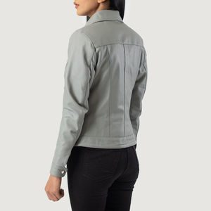 Chaqueta Bomber Transpirable de Cuero Genuino para Hombre y Mujer, con Estampado Frontal, Impermeable y Resistente al Viento, Nueva Colección Otoño Invierno, Precio Bajo - Product Image 6