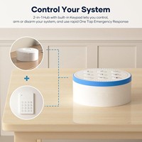 Système de sécurité domestique portable avec alertes intelligentes via application, système d'alarme de porte sans fil à installer soi-même, facile à installer