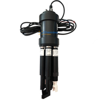 Analyseur de qualité de l'eau multi-paramètres auto-nettoyant Chemins avec sonde RS485 Modbus pour pH, OD, Turbidité, Conductivité, ORP, Température