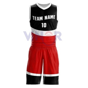 Uniforme de basket-ball de dernière conception en gros vêtements de sport uniformes de basket-ball maillot de basket-ball personnalisé et couleurs unies courtes - Product Image 5