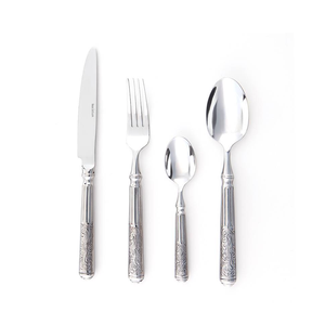 Ensemble de cuillères en métal poli de haute qualité couverts ustensiles de cuisine décoratifs en métal pur pour la maison et le restaurant - Product Image 1