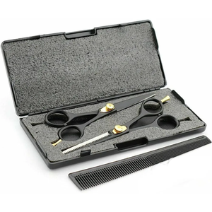 Kit de tijeras de peluquero profesional, salón de tijera de corte de pelo, tijeras de adelgazamiento de peluquero, juego de peluquería de 2 uds - Product Image 1