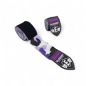 Envolturas de mano de boxeo con estampado de camuflaje Vendaje Correa deportiva Sanda Kick Boxing MMA Envolturas de mano de Elegant Sports - Product Image 3