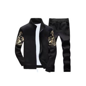 Custom Men's Zip-Up Tracksuits Stand-Up Collar Jogger <b>Pants</b> with Breathable Sweat <b>Suits</b> Plus Size Winter Collection - Product Image 3