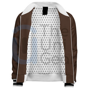 Nuevas chaquetas universitarias de cuello levantado a la moda para hombres y mujeres, ropa informal de diseño personalizado con logotipo frontal para béisbol universitario Letterman - Product Image 2