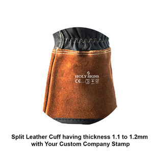 Guantes de Trabajo de Cuero Vacuno Duraderos de Grado A Resistentes al Desgaste para Logística de Almacén y Mantenimiento General - Product Image 3