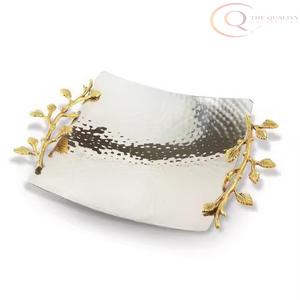 Bandeja Decorativa de Metal Artística con Acabado Elegante |   Ideal para la decoración del hogar y para regalar - Product Image 4