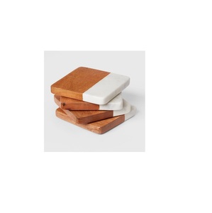 Posavasos de madera de calidad superior más vendidos, Bandejas para servir ecológicas con logotipo personalizado - Product Image 1