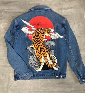 แจ็กเก็ตยีนส์แขนยาวสำหรับผู้ชายระบายอากาศได้ดีพร้อมไส้ผ้าฝ้ายดีไซน์ล่าสุด - Product Image 5