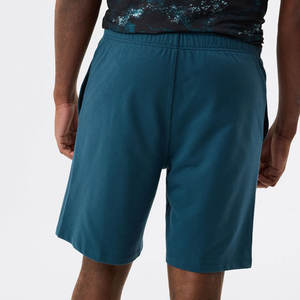 กางเกงขาสั้นผ้าฝ้ายเฟรนช์เทอร์รี่เนื้อนุ่มพิเศษ ระบายอากาศได้ดี แห้งเร็ว คุณภาพสูง สำหรับผู้ชาย ใช้ได้ทั้งในบ้านและนอกบ้าน ลายเรียบ สวมใส่สบาย เหมาะสำหรับวิ่ง - Product Image 4