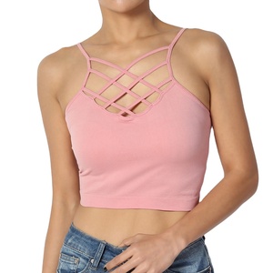 สปอร์ตบราออกกำลังกายแบบใหม่ ดีไซน์ไขว้หลัง แฟชั่นฤดูร้อนสำหรับผู้หญิง รองรับแรงกระแทกสูง รุ่นปี 2026 - Product Image 1