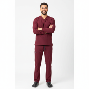 Conjuntos de Uniformes Médicos Modernos de Alta Calidad para Hombre, Tela Transpirable, Ajuste Perfecto para Trabajadores de la Salud, Hospital, Clínica - Product Image 2