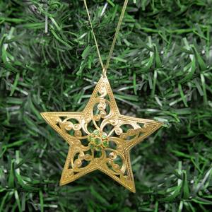 Wholesale Customized Design Multi-Color Christmas Metal <b>Hanging</b> Pendant Star Shaped Home Outdoor Decorations Christmas <b>Ornament</b> - Product Image 2