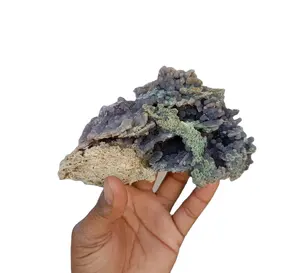 NEW HOT SALE NATURAL RAW CRYSTAL CLUSTER CUBE MINERAL SPECIMEN GRAPE AGATE STONE CLUSTER SPHERE AND EGGS SHAPERAW CLUSTER